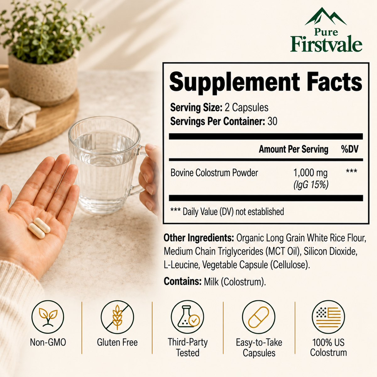 Bovine Colostrum Capsules