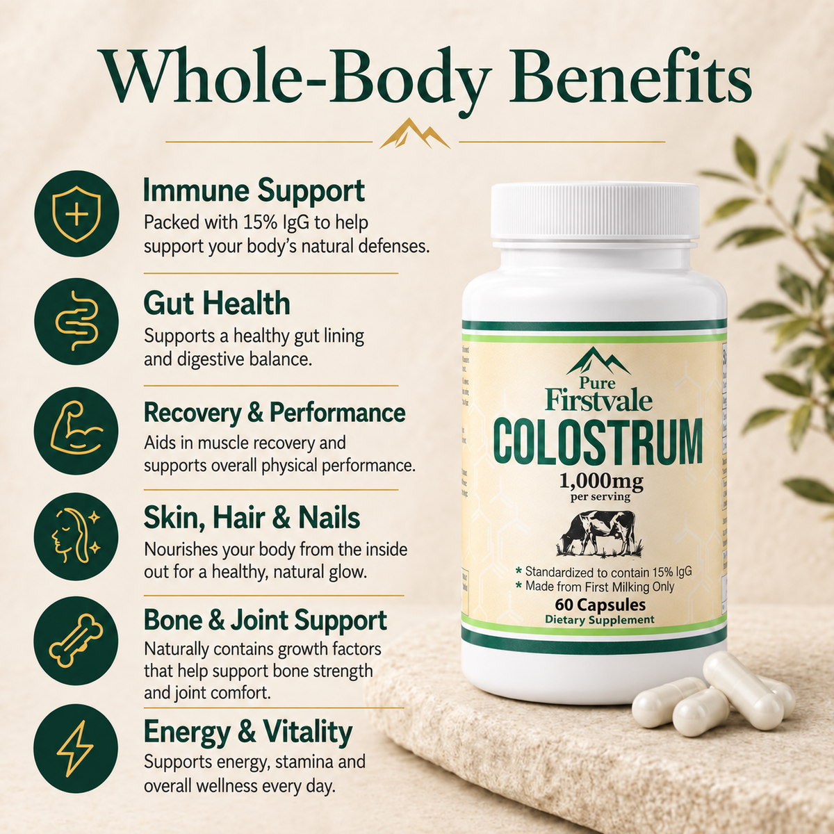 Bovine Colostrum Capsules